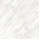 Online Designer Other Arctic White Marble Stacked Stone Wall Tile
