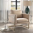 Online Designer Living Room Latte Leather Lounge Chair