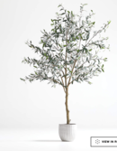 Online Designer Bedroom Faux Olive Tree in Pot 7'