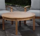 Online Designer Patio Elaina Solid Wood Coffee Table