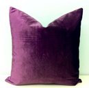 Online Designer Living Room Plum Velvet Throw Pillows Cover