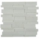 Online Designer Combined Living/Dining ILLUSION 3D BRICK WHITE THASSOS MARBLE TILE