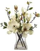 Online Designer Combined Living/Dining Magnolia Arrangement with Vase