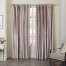 Online Designer Bedroom Cotton Luster Velvet Curtain - Dusty (Individual Blush Blackout Lining)