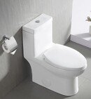 Online Designer Bathroom DV-1F52816 1.28 GPF Elongated One-Piece Toilet (Seat Included)