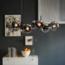 Online Designer Living Room Staggered Glass Chandelier - 8-Light