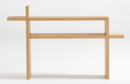 Online Designer Other Nash Natural Wood Console Table with Shelf