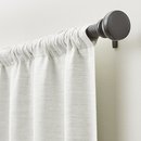 Online Designer Living Room Silvana Ivory Silk Blackout Curtain Pane