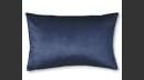 Online Designer Combined Living/Dining Velvet Lumbar Pillow Cover, Midnight