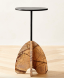 Online Designer Combined Living/Dining SPAZIO BROWN MARBLE SIDE TABLE