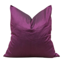 Online Designer Bedroom Plum Large Square Indian Silk Pillow