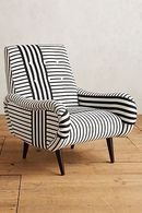 Online Designer Living Room Banded Stripe Losange Chair