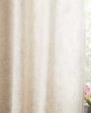 Online Designer Bedroom Semi-Sheer Belgian Flax Linen Dash Weave Curtain