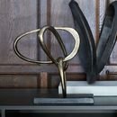 Online Designer Combined Living/Dining Brass Knot Object On Stand