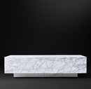 Online Designer Combined Living/Dining MARBLE PLINTH COFFEE TABLE