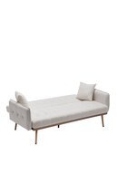 Online Designer Bedroom Beonica 70.9'' Linen Square Arm Sofa Bed