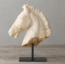 Online Designer Combined Living/Dining 19th C. Italian Horse Head Sculpture