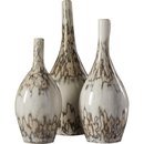 Online Designer Living Room Bud 3 Piece Pottery Floor Vases Set