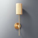 Online Designer Combined Living/Dining FLUTED GOLD WALL SCONCE
