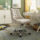 Online Designer Combined Living/Dining Pettengill Swivel Tufted Executive Chair