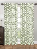 Online Designer Living Room Tori Geometric Grommet Single Curtain Panel