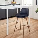 Online Designer Dining Room Finley Leather Counter Stool
