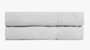 Online Designer Bedroom Linen Fitted Sheet-Queen-Fog