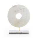 Online Designer Combined Living/Dining White Marble Circle on Stand