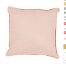 Online Designer Living Room sage pillow, peachy pink 
