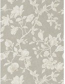 Online Designer Bathroom Magnolia Pomegranate Floral Roll Wallpaper