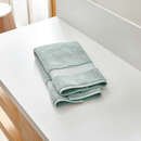 Online Designer Bathroom Organic 800-Gram Spa Blue Turkish Hand Towel