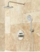 Online Designer Bathroom Signature Hardware Lattimore Shower System with Rainfall Shower Head and Hand Shower - Rough In Included