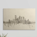 Online Designer Living Room 'Pittsburgh Pennsylvania Skyline Sheet Music Cityscape' 