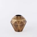 Online Designer Living Room Faceted Metal Vases