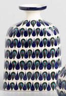 Online Designer Bedroom Blue And White Ceramic Peacock Vases