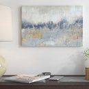 Online Designer Home/Small Office 'Cool Grey Horizon II' Painting Print on Canvas