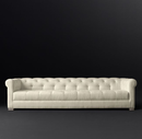 Online Designer Combined Living/Dining MODENA CHESTERFIELD SOFA WITH TUFTED SEAT