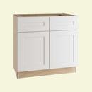 Online Designer Living Room Sink Base Kitchen Cabinet with False Drawer Front in Pacific White