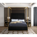 Online Designer Bedroom Heersa Velvet Bed