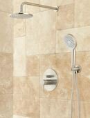 Online Designer Bathroom Signature Hardware Lattimore Shower System with Rainfall Shower Head and Hand Shower - Rough In Included