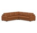 Online Designer Combined Living/Dining Leather Sectional