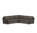 Online Designer Combined Living/Dining Townsend Square Arm Leather 3-Piece L-Shaped Corner Sectional