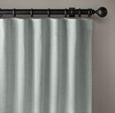 Online Designer Combined Living/Dining BELGIAN LINEN CROSS WEAVE DRAPERY - ROD-POCKET