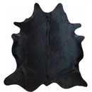 Online Designer Bedroom Alovinard Tanned Leather Area Rug in Black