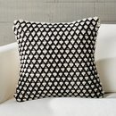 Online Designer Combined Living/Dining Lucci Macrame Pillow with Feather-Down Insert 18