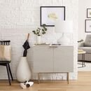 Online Designer Combined Living/Dining Delphine Entryway Console - Feather Gray