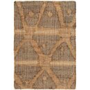 Online Designer Combined Living/Dining Dash and Albert Rugs Rumi Hand-Knotted Jute/Sisal Geometric Area Rug In Brown