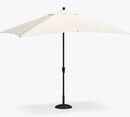 Online Designer Patio 10' Rectangular Outdoor Patio Umbrella – Rustproof Aluminum Tilt Frame?, Black
