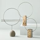 Online Designer Combined Living/Dining River Rock & Metal Sculptural Objects