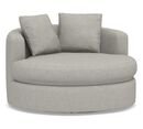 Online Designer Bedroom Balboa Upholstered Swivel Armchair